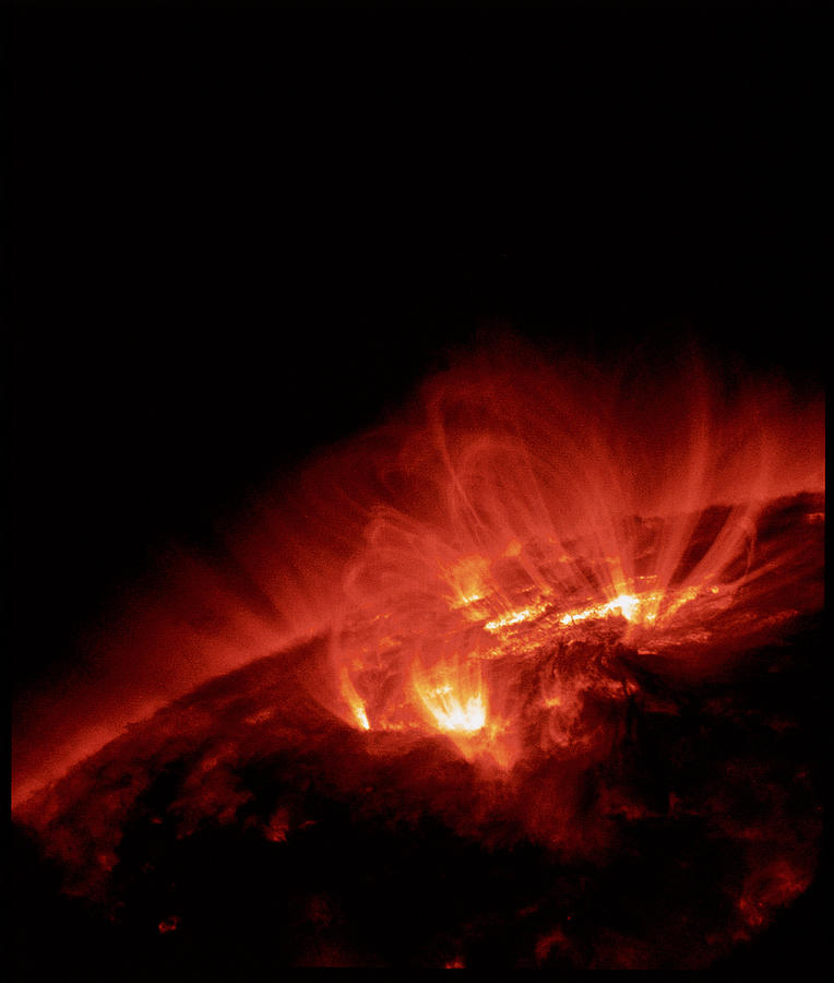 Sun Photograph - Ultraviolet Image Of Suns Surface by Nasa