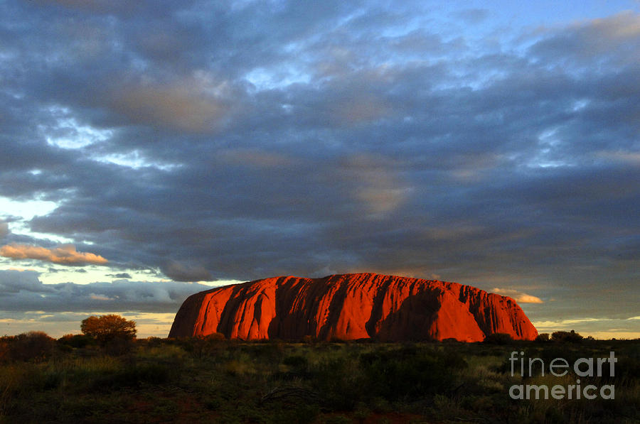 Uluru Australia Photograph by Bob Christopher