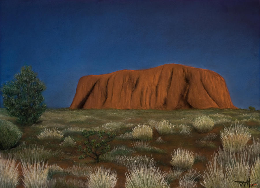 Uluru Painting by Joe Michelli
