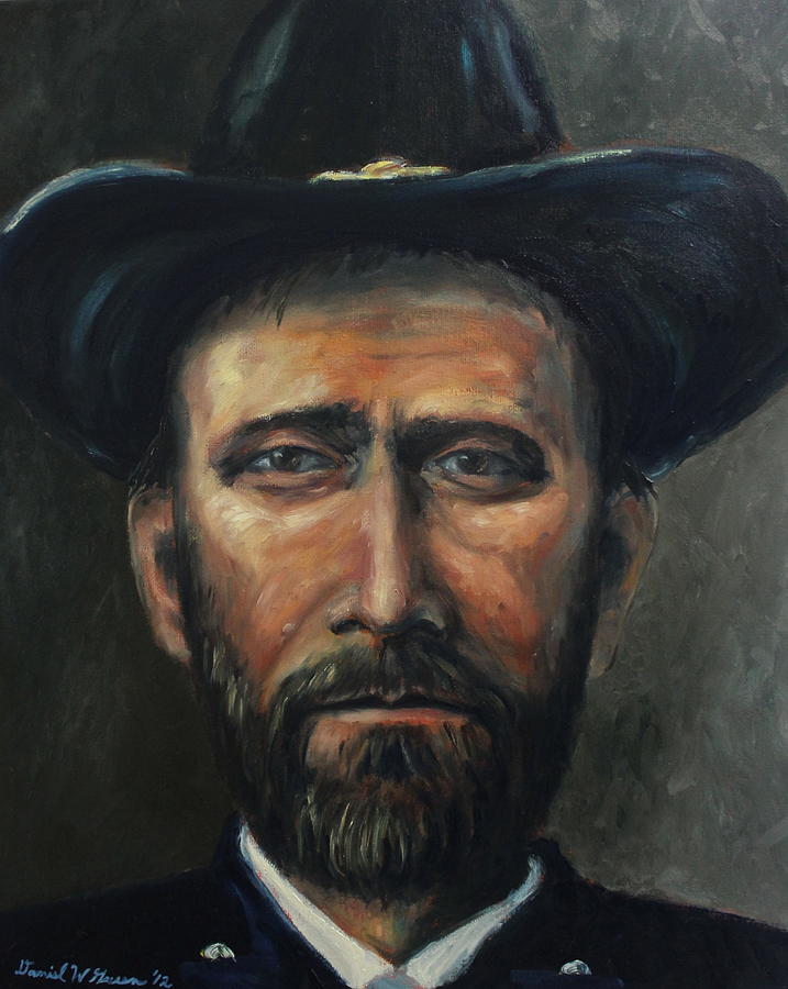Ulysses S. Grant Painting by Daniel W Green