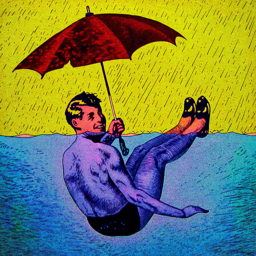 Umbrellaman Painting by Steve Fields