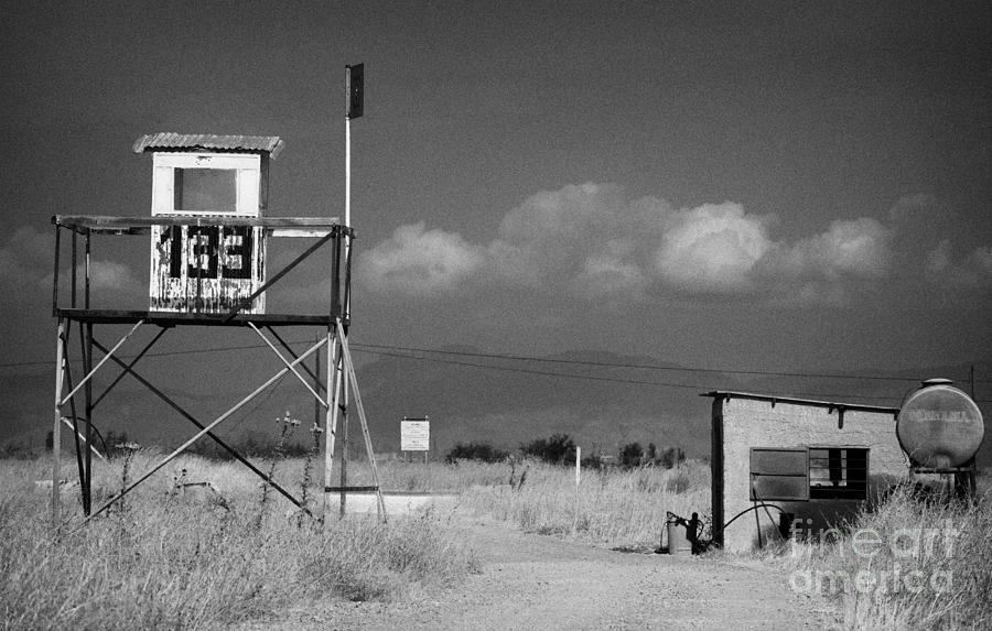UN observation post 133 in the SBA buffer zone in the green line