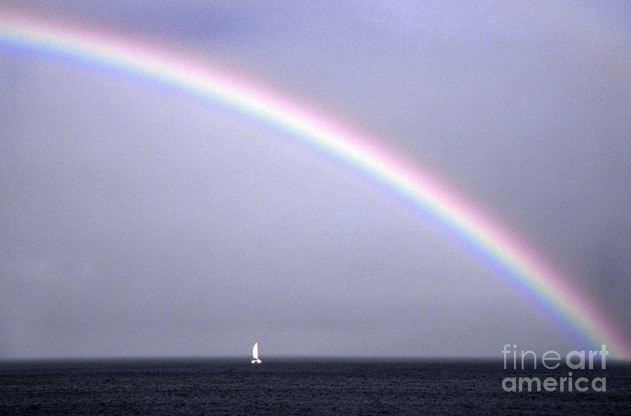 Nevis Photograph - Under a Rainbow by Thomas R Fletcher