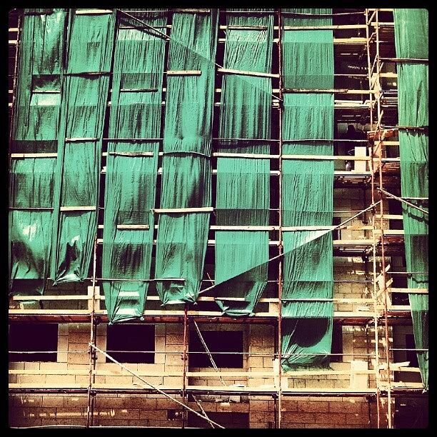Green Photograph - Under Construction Composition by Dorit Stern