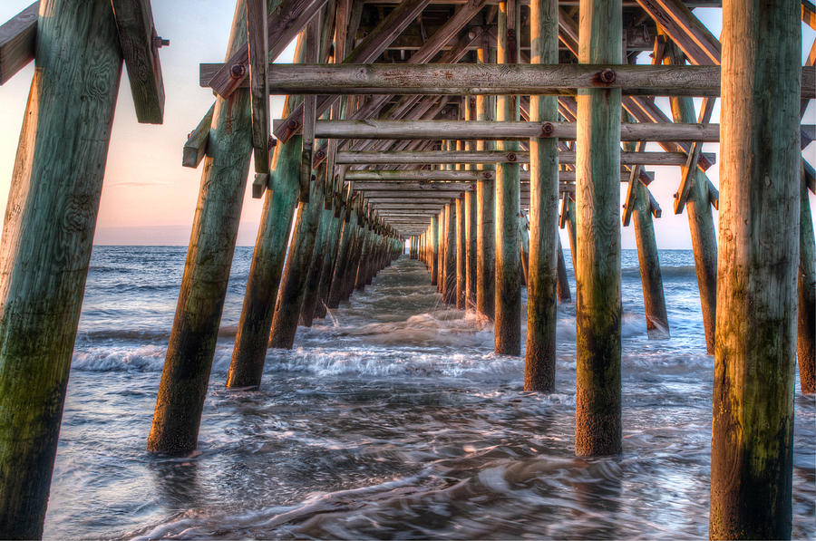 Under the Pier Photograph by At Lands End Photography