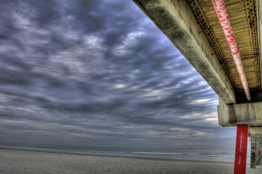 Under the Pier Photograph by Jessica Brooks