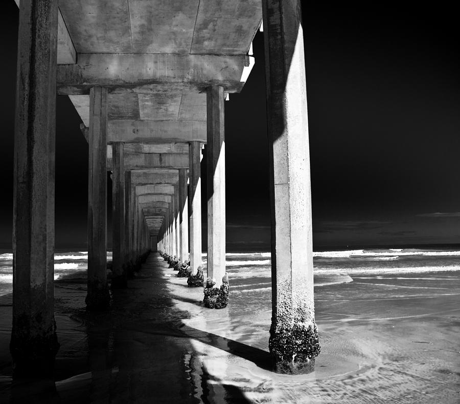 Pier Photograph - Under The Pier by Ralf Kaiser