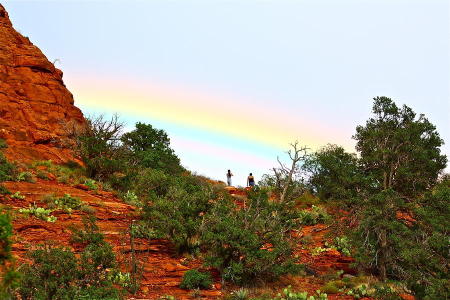 Under The Rainbow Photograph by Diana Hatcher