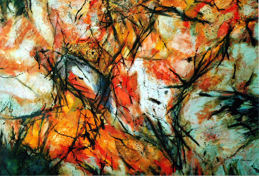 Underfoot Painting by Jackie Sherwood Underfoot Painting by Jackie Sherwood