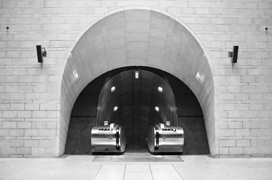 Architecture Photograph - Underground Arch Way by Svetlana Sewell