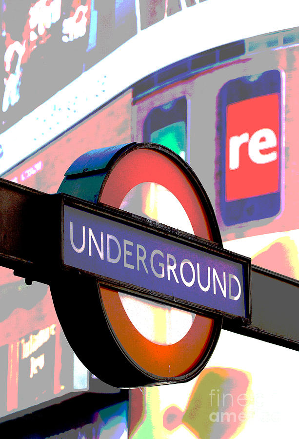 Underground at Piccadilly Circus Photograph by Chris Dutton