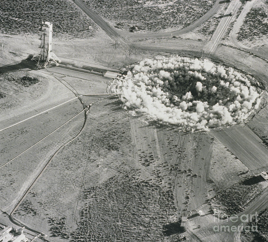 Underground Atomic Bomb Test Photograph by Los Alamos National Laboratory