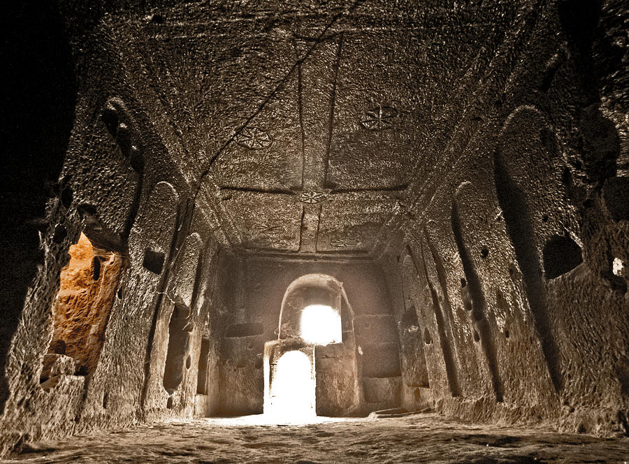 Guzelyurt, Turkey - Underground Church #1 Photograph by Mark Forte