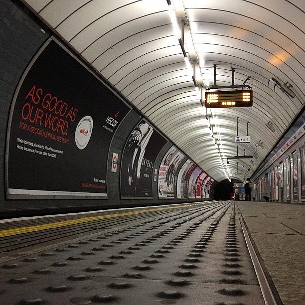 London Photograph - Underground by Mick Hunt