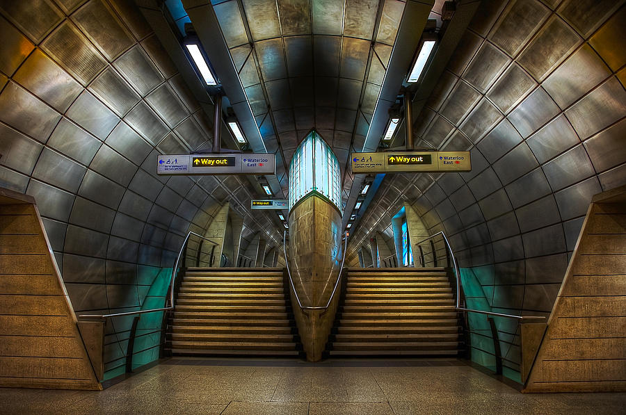Architecture Photograph - Underground Ship by Svetlana Sewell
