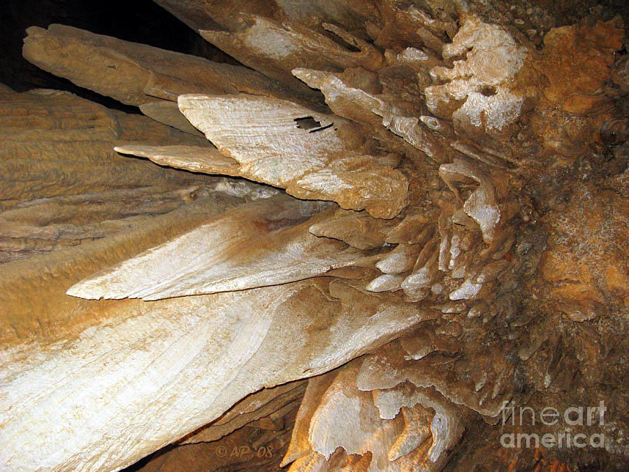 Nature Photograph - Underground wonders. Luray caverns VA by Ausra Huntington nee Paulauskaite