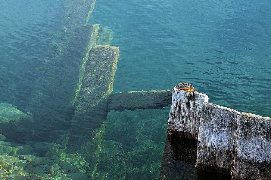 Underwater Fence Photograph by Scott Hovind