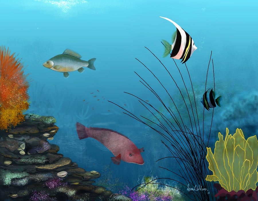 Underwater Styling Digital Art by Sena Wilson