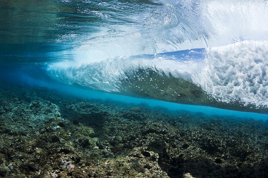 Underwater Wave Photograph By Dave Fleetham