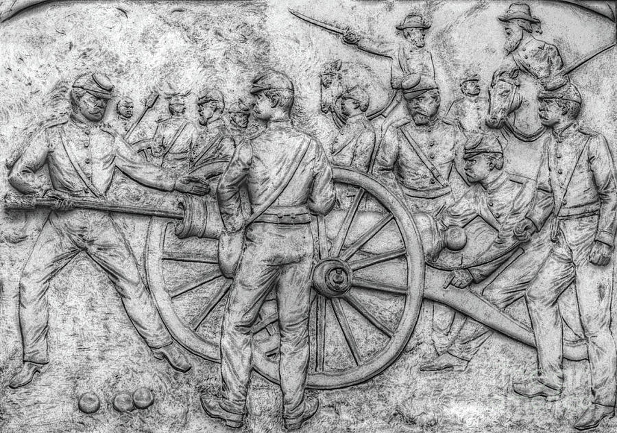 Union Artillery Civil War Drawing Digital Art by Randy Steele