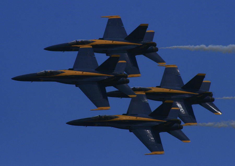 United States Navy Blue Angels Photograph by Christopher J Kirby