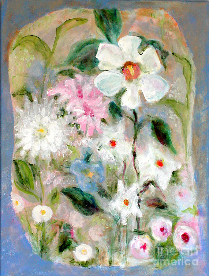 Floral Painting - Unity Garden by Joi Sampsell