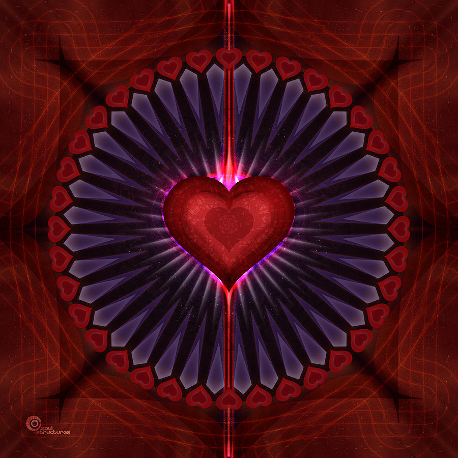 Love Digital Art - Universal Love by Soul Structures
