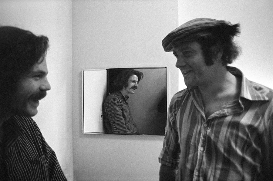 Music Photograph - Joe Cocker on right plus Bassist at Fillmore East 1968 by Jan W Faul