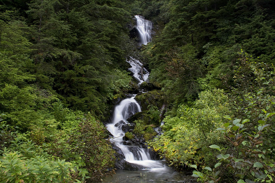 Unnamed Alaskian Falls Photograph by Kim French