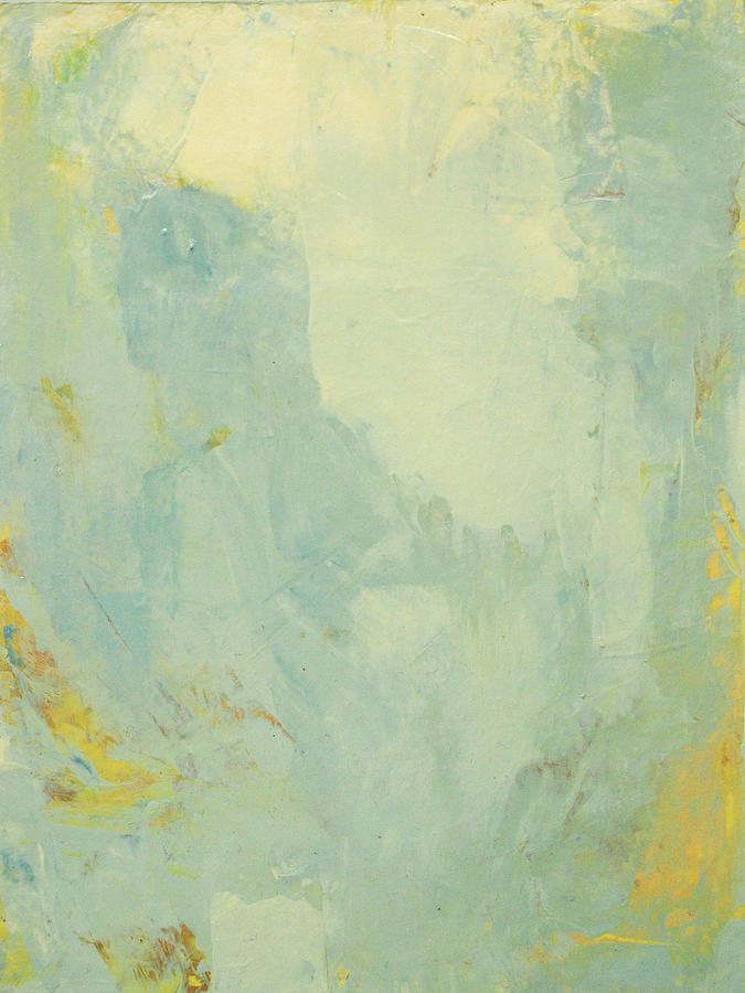Untitled Abstract - Sea colors Painting by Kathleen Grace