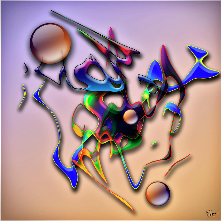 Untitled One Digital Art by Endre Balogh