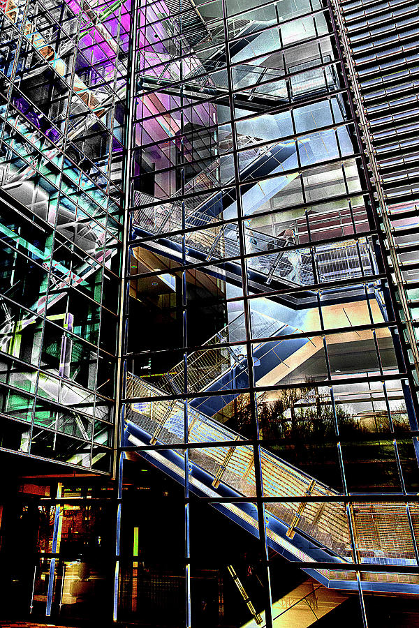 Up And Down Reflections 2 Photograph by Burney Lieberman