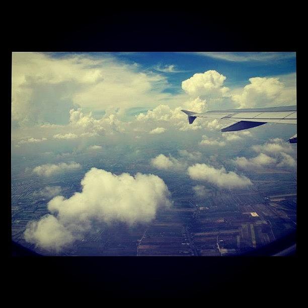 Clouds Photograph - Up In The Sky... by Cheerful D