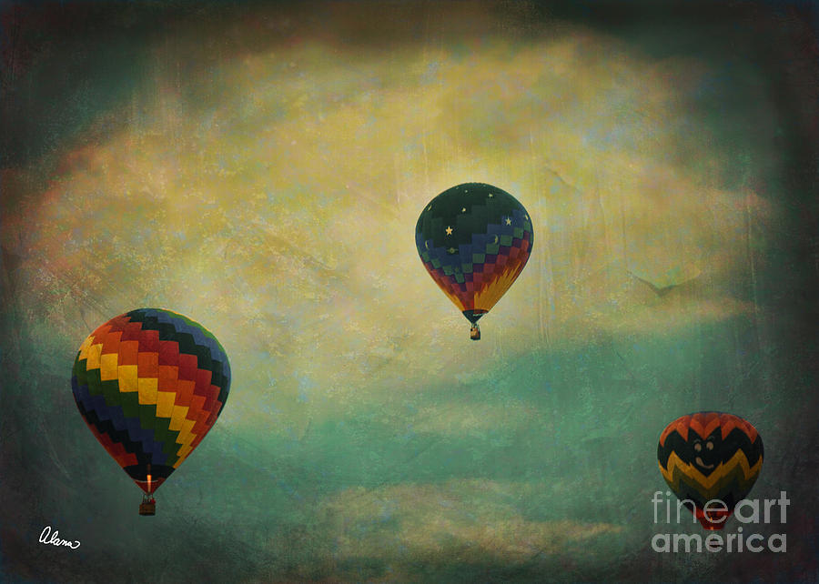 Sky Photograph - Up Up and away by Alana Ranney