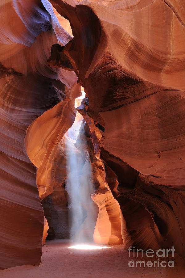 Sunbeam in Upper Antelope Canyon Photograph by Tom Schwabel