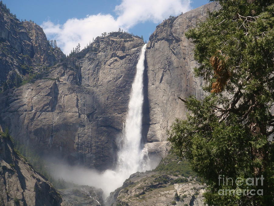 Yosemite National Park Photograph - Upper Yosemite Falls by Catherine DeHart