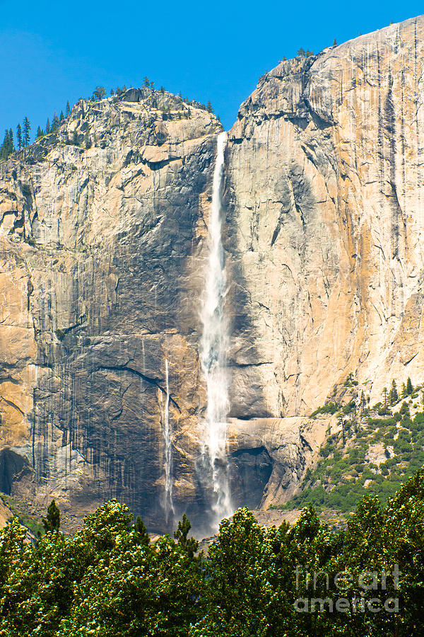 Upper Yosemite Falls Photograph by L J Oakes