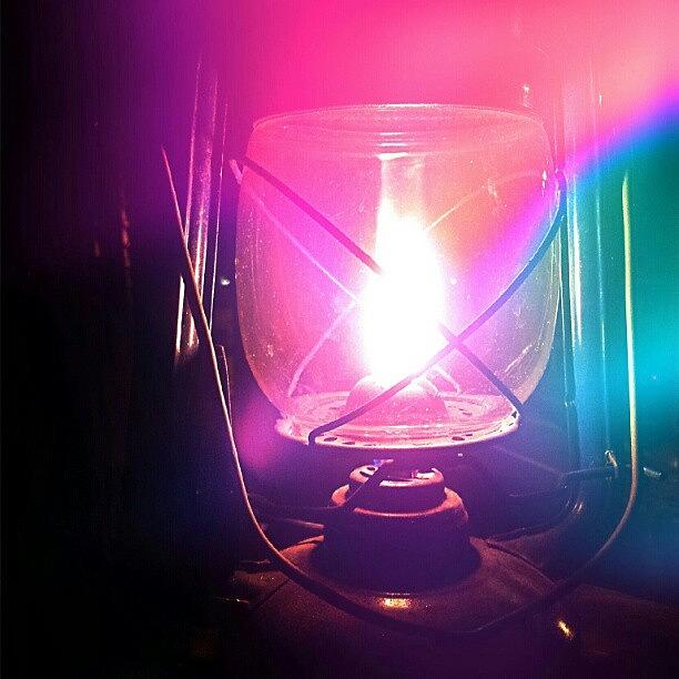 Lantern Still Life Photograph - Urban Campout.
(#lantern #flame by Alicia Marie