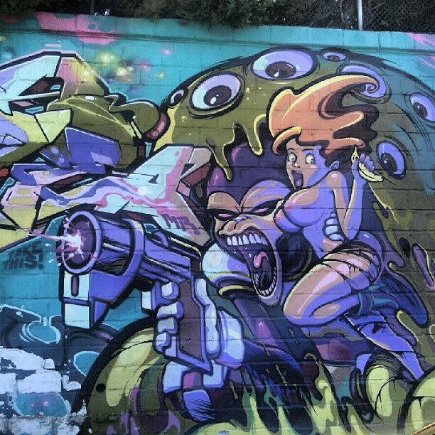 Streetart Photograph - Urban Graffiti by Javier Moreno 