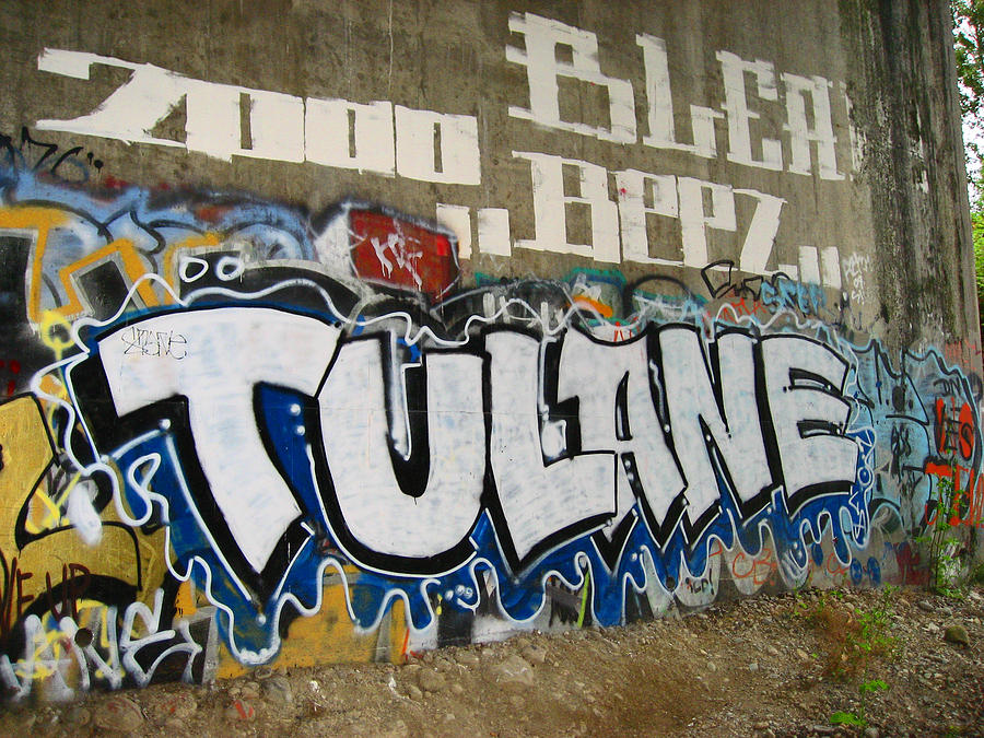 Urban Graffiti TULANE Photograph by Kym Backland