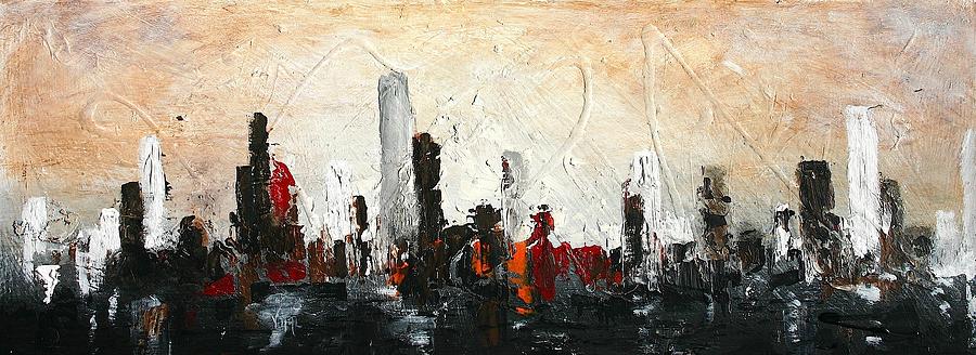 Cityscapes Painting - Urban Poetry by Germaine Fine Art