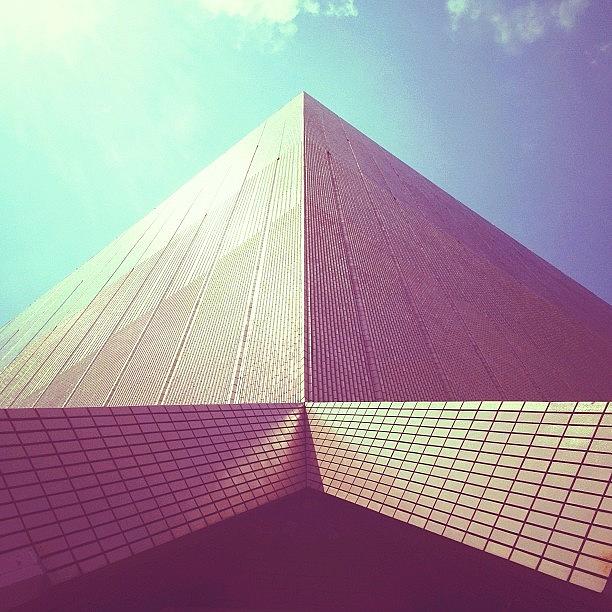 Architecture Photograph - Urban Pyramid by Kevin Mao