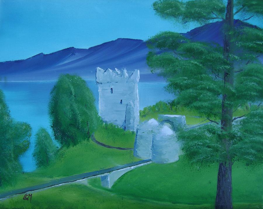 Urquhart Castle #1 Painting by Charles and Melisa Morrison