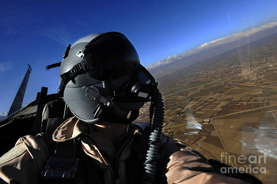 Airstrike Photograph - U.s. Air Force Aerial Combat by Stocktrek Images Airstrike Photograph - U.s. Air Force Aerial Combat by Stocktrek Images