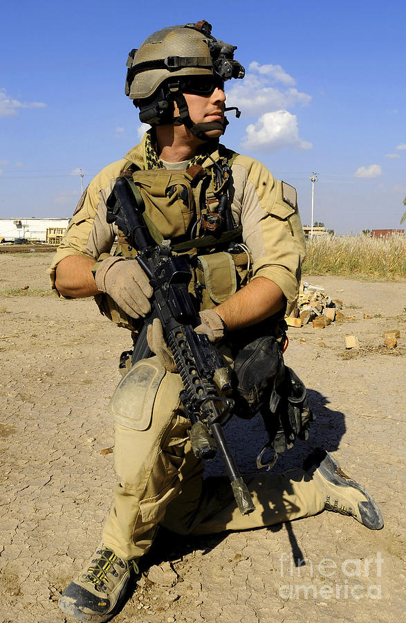 U.s. Air Force Pararescueman Conducts Photograph by Stocktrek Images