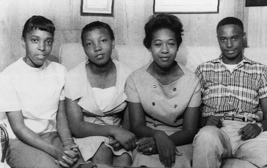 Us Civil Rights. From Left High School Photograph by Everett Us Civil Rights. From Left High School Photograph by Everett