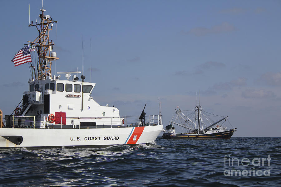 U.s. Coast Guard Cutter Marlin Patrols Photograph by Stocktrek Images