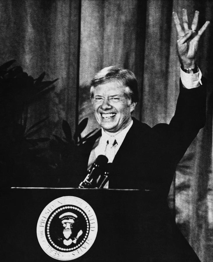 Us Elections. Us President Jimmy Carter Photograph by Everett Pixels