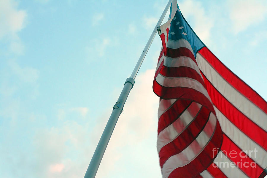 US Flag 4 Photograph by Susan Stevenson