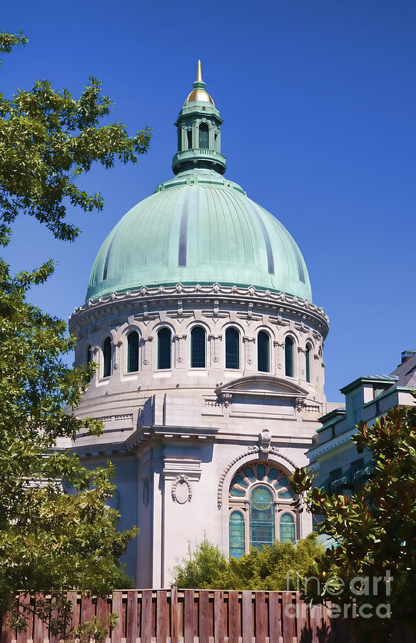 Us Naval Academy Chapel In Annapolis by William Kuta